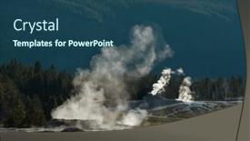  Presentation with faithful - Presentation theme enhanced with old-faithful-geyser-eruption background and a ocean colored foreground
