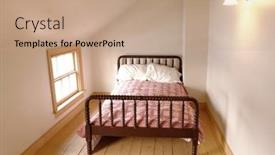  Presentation with old fashioned - Slide set featuring old-fashioned-antique-bedroom background and a  colored foreground