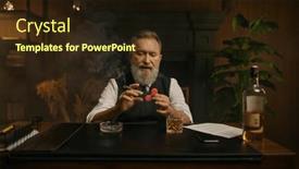  Presentation with musical broadway old fashioned elegant theater - PPT layouts having old-fashioned-elegant-senior-businessman and a wine colored foreground