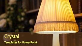  Presentation with old fashioned luxury and classic - Amazing presentation theme having old fashioned lamp in classic backdrop and a  colored foreground