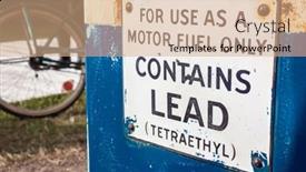  Presentation with old fashioned - PPT layouts with old-fashioned-petrol-gas background and a coral colored foreground