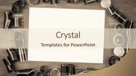  Presentation with old film - PPT layouts enhanced with old film with case background and a cream colored foreground