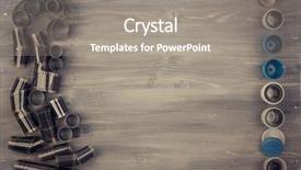  Presentation with old film - Beautiful PPT layouts featuring old film with case backdrop and a gray colored foreground