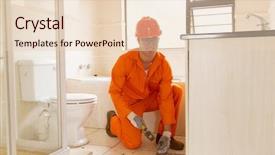  Presentation with holding hands old young - Slide set enhanced with old floor tiles in bathroom background and a lemonade colored foreground