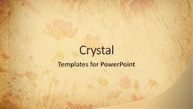  Presentation with perfect - Cool new presentation theme with old flower paper textures - perfect backdrop and a blonde colored foreground