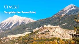  Presentation with france - Colorful PPT layouts enhanced with old fortification town briancon in france backdrop and a light gray colored foreground