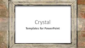  Presentation with brick wall - Slide deck consisting of old-frame-on-brick-wall background and a white colored foreground