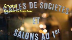  Presentation with first meeting - Colorful presentation enhanced with old french bar with stenciled backdrop and a  colored foreground