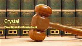  Presentation with vintage book - PPT theme enhanced with old gavel and vintage old background and a tawny brown colored foreground