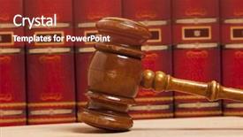  Presentation with vintage book - Slide deck featuring old gavel and vintage old book background and a tawny brown colored foreground