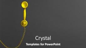  Presentation with gold certification - Amazing presentation theme having old-gold-tube-hanging backdrop and a dark gray colored foreground