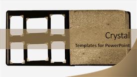  Presentation with old album - Slide set consisting of old gothic style photo album background and a  colored foreground