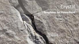  Presentation with brick wall - Presentation design with old-grunge-brick-wall background and a gray colored foreground