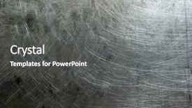  Presentation with brushed metal - Slide deck consisting of old grunge metal plate steel background and a dark gray colored foreground