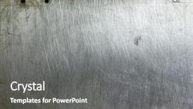  Presentation with steel - Presentation design having old grunge metal plate steel background and a gray colored foreground