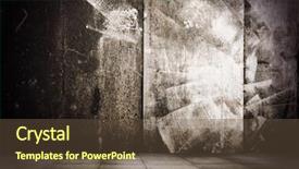  Presentation with metallic - Beautiful presentation featuring old grunge metallic interior backdrop and a tawny brown colored foreground