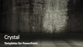  Presentation with metallic - Beautiful slides featuring old grunge metallic room backdrop and a dark gray colored foreground