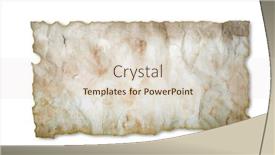  Presentation with announcement - Presentation theme featuring old grunge paper template background and a lemonade colored foreground