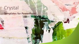  Presentation with old crumpled paper - Cool new PPT theme with old-grunge-ripped-torn-vintage backdrop and a lemonade colored foreground