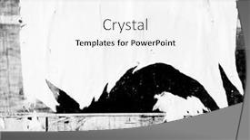  Presentation with old crumpled paper - Presentation theme consisting of old-grunge-ripped-torn-vintage background and a white colored foreground