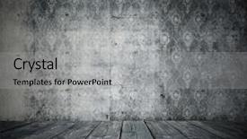  Presentation with old fashioned black and white - Presentation theme with old grunge room black background and a light gray colored foreground