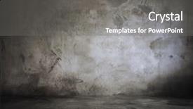  Presentation with concrete wall grunge concrete - Audience pleasing slide deck consisting of old grunge room with concrete backdrop and a gray colored foreground