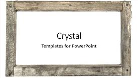  Presentation with window frame - Presentation theme featuring old grunge wooden window frame background and a white colored foreground