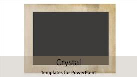  Presentation with old photo - Cool new presentation with old grungy photo isolated on white backdrop and a coral colored foreground