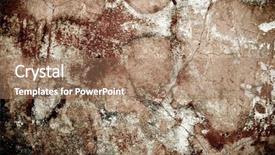  Presentation with wall - PPT layouts consisting of old grungy red wall background and a coral colored foreground