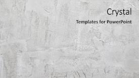  Presentation with crack - Slide deck having old grungy texture concrete wall background and a light gray colored foreground