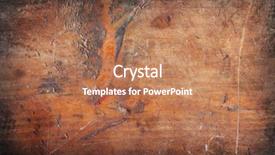  Presentation with wood texture - Cool new slides with old grungy wood surface texture backdrop and a coral colored foreground