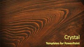  Presentation with rustic old wood texture - PPT theme enhanced with old grungy wooden surface texture background and a tawny brown colored foreground