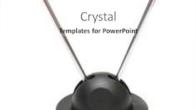  Presentation with broadcast - PPT theme with old-home-broadcast-tv-antenna background and a white colored foreground