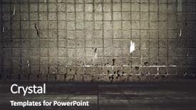  Presentation with interior - Audience pleasing presentation consisting of old house - grungy modern interior backdrop and a dark gray colored foreground