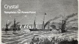  Presentation with old england - Presentation theme having l'illustration journal universel paris background and a  colored foreground