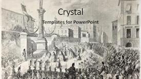  Presentation with blessed - Audience pleasing PPT theme consisting of old illustration of blessed virgin monument inauguration in marseilles france created by crapelet published on l'illustration journal universel paris 1857 backdrop and a light gray colored foreground