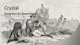  Presentation with journal - Presentation design consisting of old illustration of general desaix background and a lemonade colored foreground