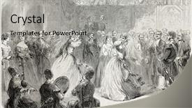  Presentation with panorama old tbilisi - Audience pleasing PPT theme consisting of old illustration of lezginka dance backdrop and a light gray colored foreground