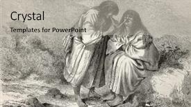  Presentation with tobacco - Amazing slide deck having old illustration of natives peruvian backdrop and a  colored foreground