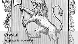  Presentation with old album - Slides consisting of old-illustration-shows-coat background and a light gray colored foreground