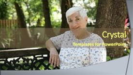  Presentation with sweet sixteen - Amazing theme having old italian - sweet senior lady relaxing backdrop and a  colored foreground