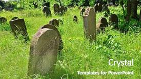  Presentation with old jewish cemetery - Theme having old-jewish-cemetery-sokolow-podlaski background and a  colored foreground