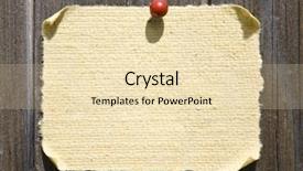  Presentation with ready - Slide deck enhanced with old journals - grunge paper on wooden background background and a lemonade colored foreground