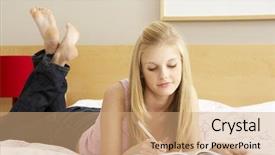  Presentation with girl teens - Audience pleasing slides consisting of old journals - teenage girl writing in diary backdrop and a  colored foreground