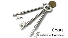  Presentation with old big bike on white - Audience pleasing presentation theme consisting of old keys isolated on white backdrop and a white colored foreground