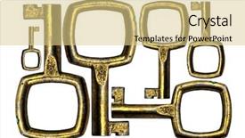  Presentation with keys - Audience pleasing slides consisting of old keys isolated on white backdrop and a  colored foreground