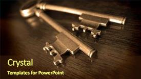  Presentation with old wood - Amazing slides having old keys laying on top backdrop and a tawny brown colored foreground