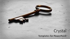  Presentation with old wood - Presentation design consisting of old keys laying on top background and a light gray colored foreground