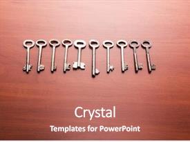 Old Keys On The Table PPT template 68 | CrystalGraphics