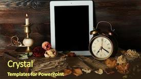  Presentation with ancient - Audience pleasing slide deck consisting of old letter paper - ancient things and tablet backdrop and a tawny brown colored foreground